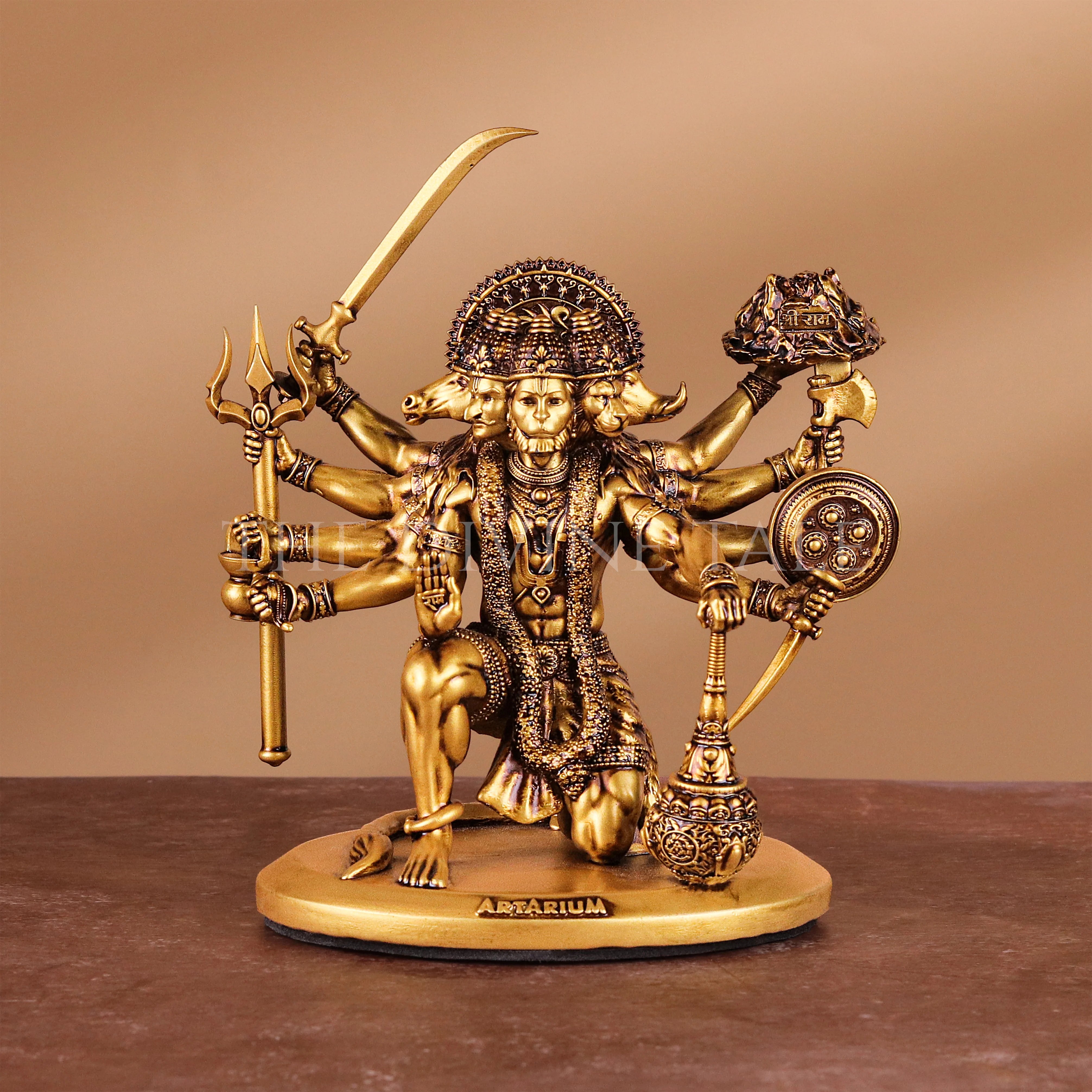 Sitting Panchmukhi Hanuman